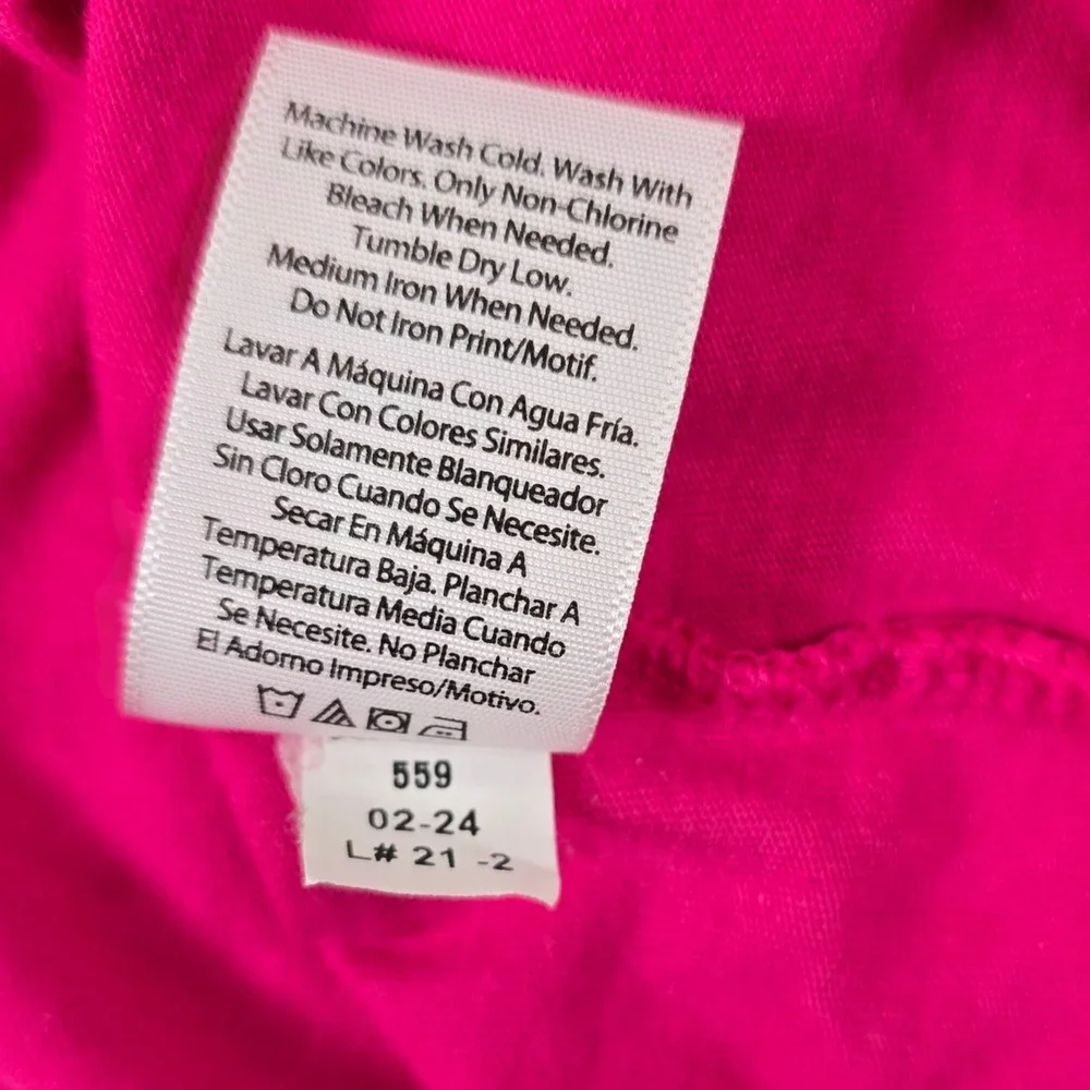 Time and Tru Christopher Banks Womens T-Shirt Bundle Short Sleeve - Pink & Green - Picture 6 of 13